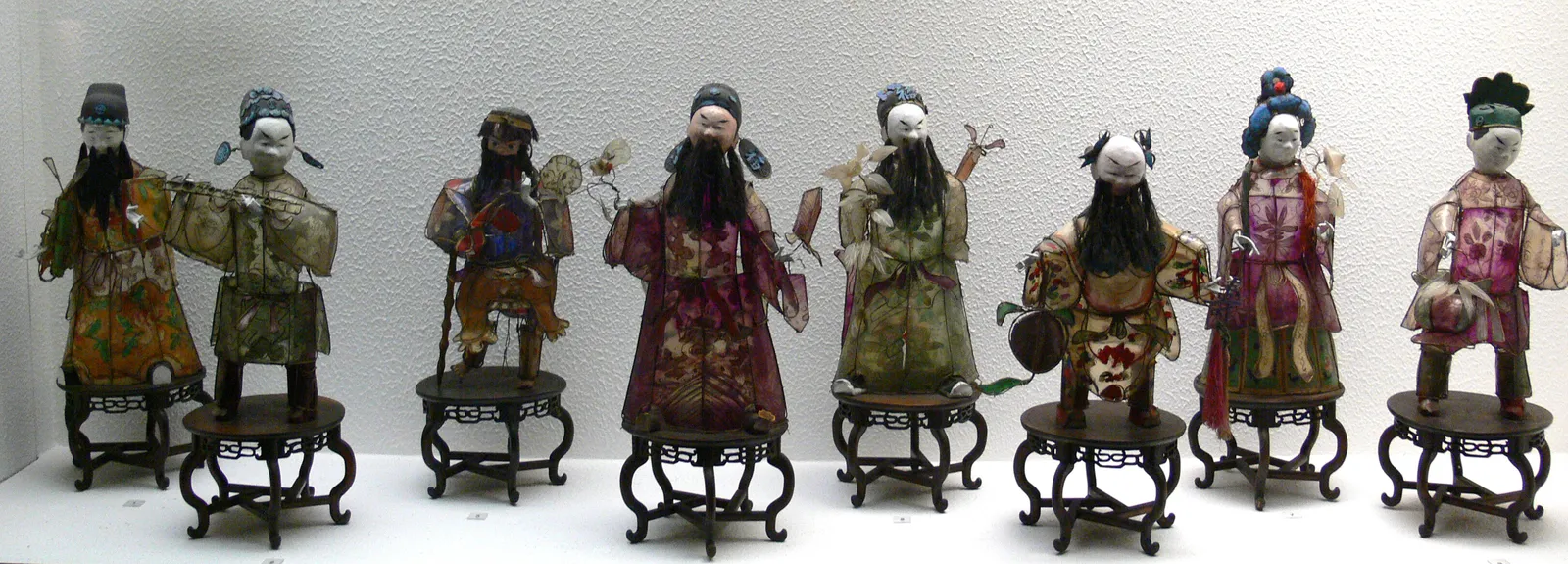 清代的八仙新年燈。